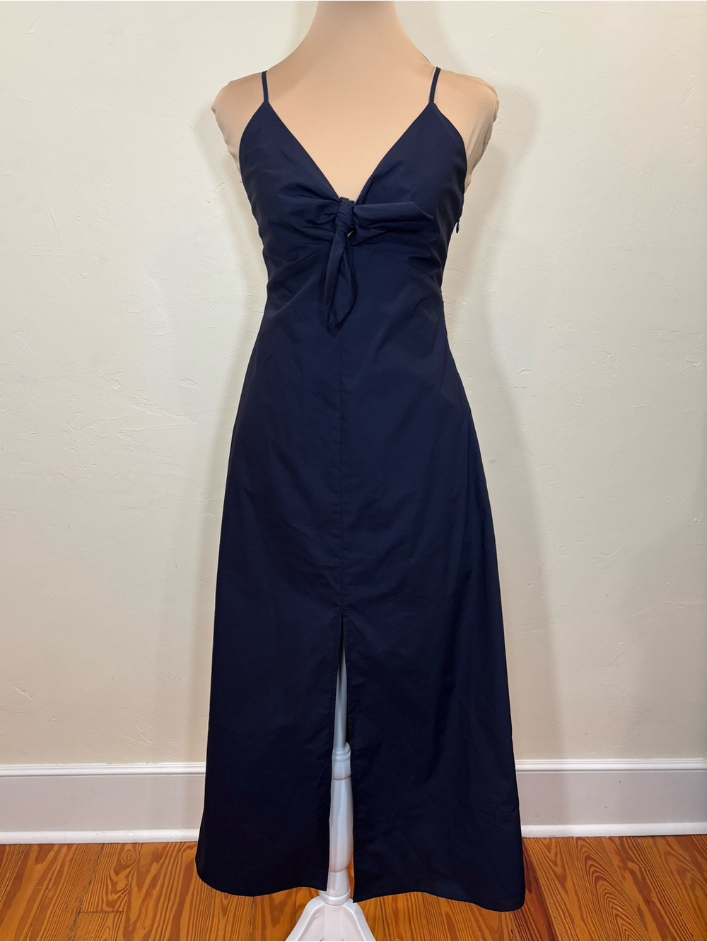 NWT Banana Republic Factory Strappy Maxi Dress, Preppy Navy, 2 Petite